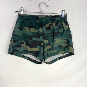 Old Navy Active Girl's Camouflage Go Dry Green Athletic Shorts Size XL (14)